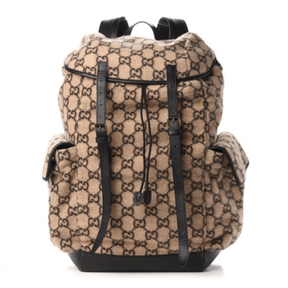 Gucci Men’s Large Wool Backpack
